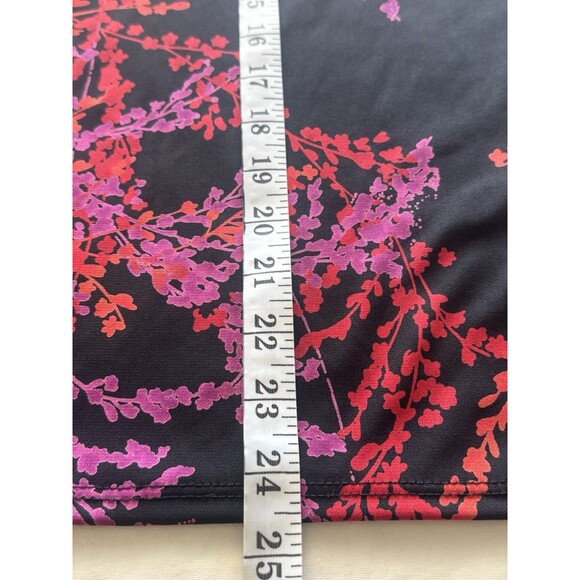 Rampage Womens Skirt Sz Large Knee-Length Y2k 2000's 90's Floral Retro Career - Picture 9 of 11